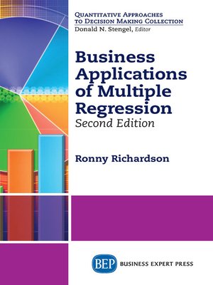 cover image of Business Applications of Multiple Regression